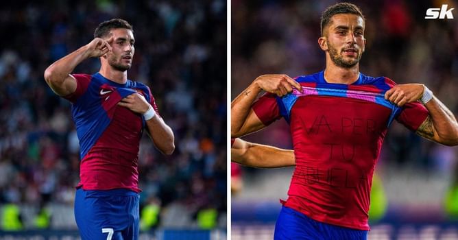 Ferran Torres pays heartfelt tribute to his late grandmother after scoring for Barcelona against Shakhtar Donetsk in UCL fixture