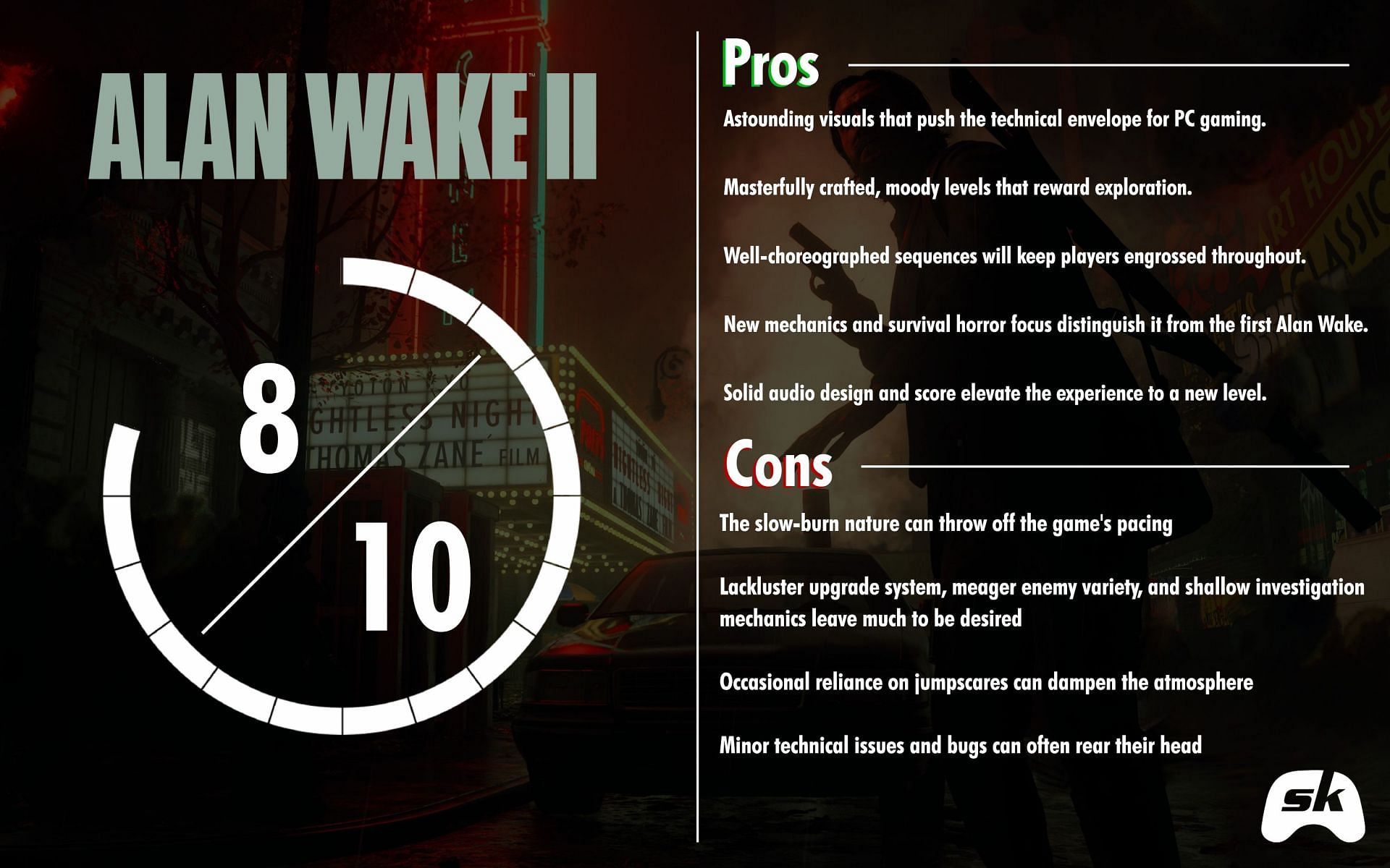 Alan Wake 2's final PC requirements are from out of this world