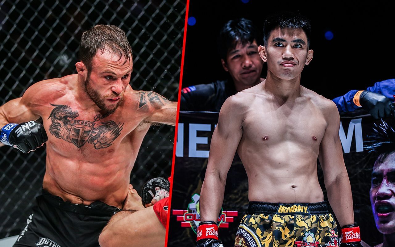 Jarred Brooks and Joshua Pacio - Photo by ONE Championship