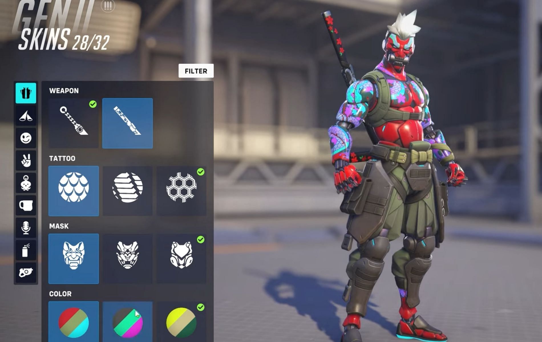 The Cyber Demon is arguably the best Genji skin in Overwatch 2 (Image via YouTube: Stylosa)