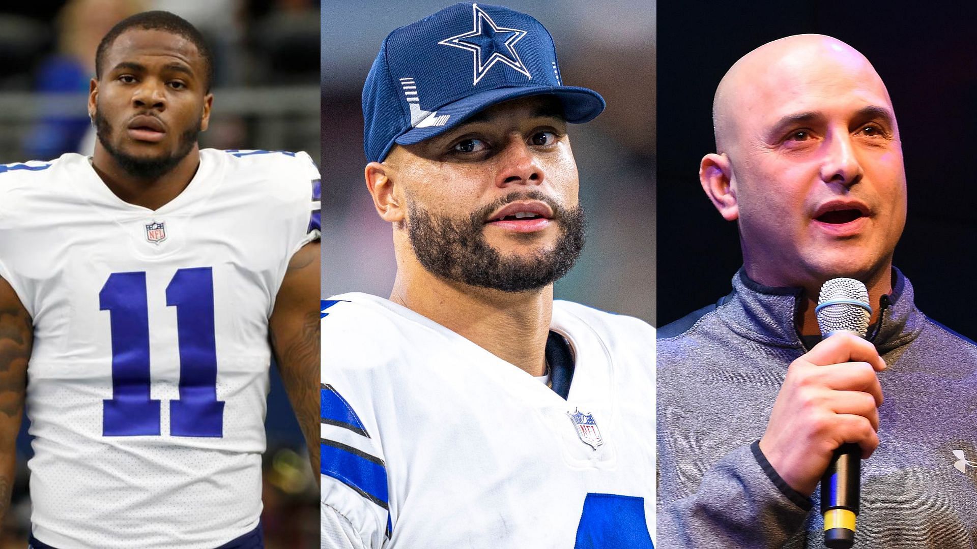 Craig Carton (r) questions Micah Parsons (l), Cowboys