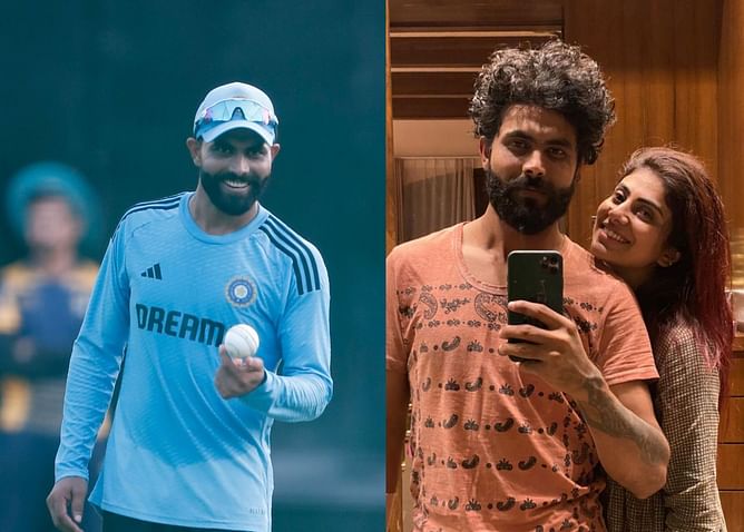 "Best wishes Mr. RJ"- Ravindra Jadeja's wife Rivaba Jadeja wishes him ahead of India's opening match in 2023 ODI World Cup