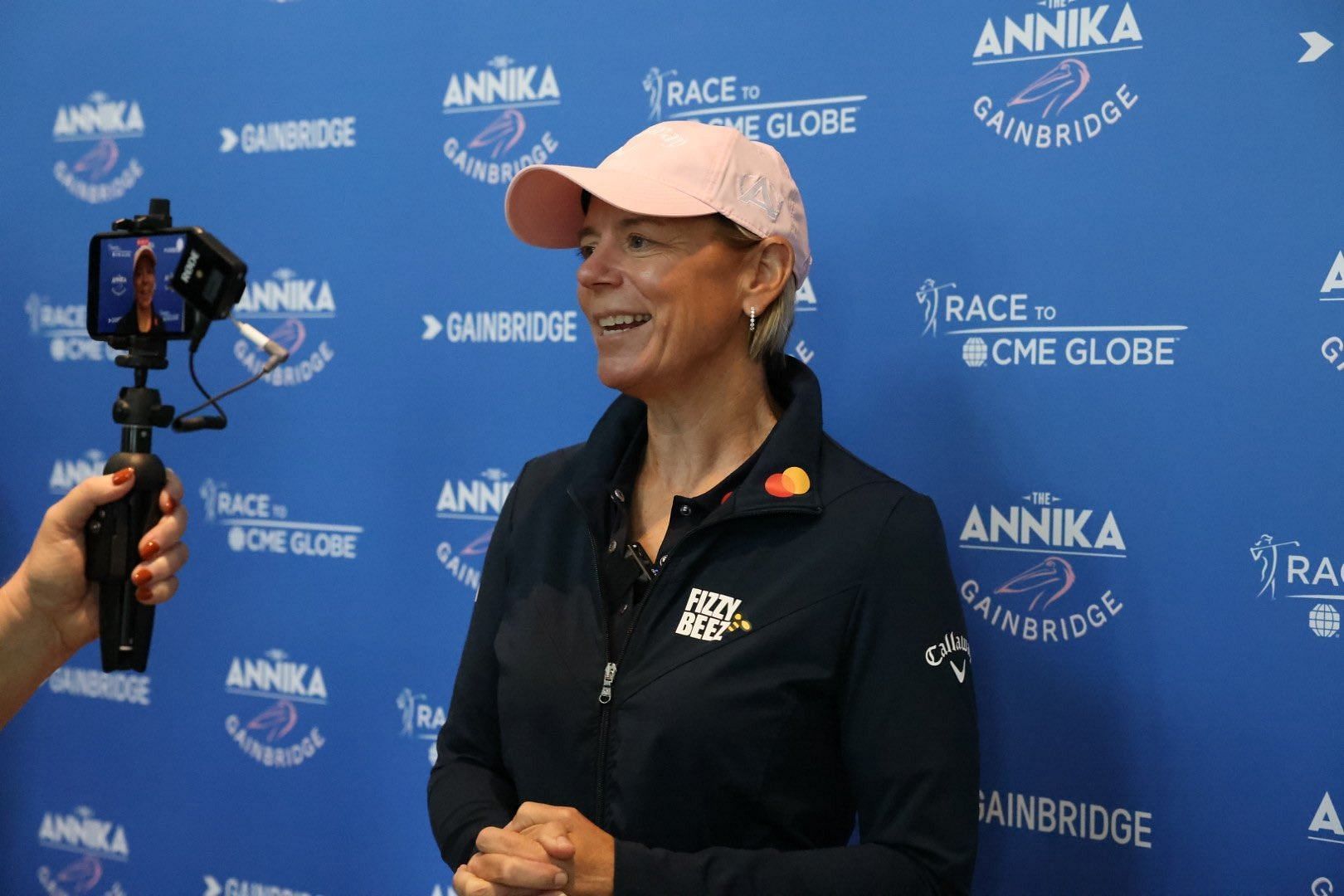 Annika Sorenstam during the media day of the upcoming event, The Annika (Image via Twitter.com/ANNIKA_Fdn)