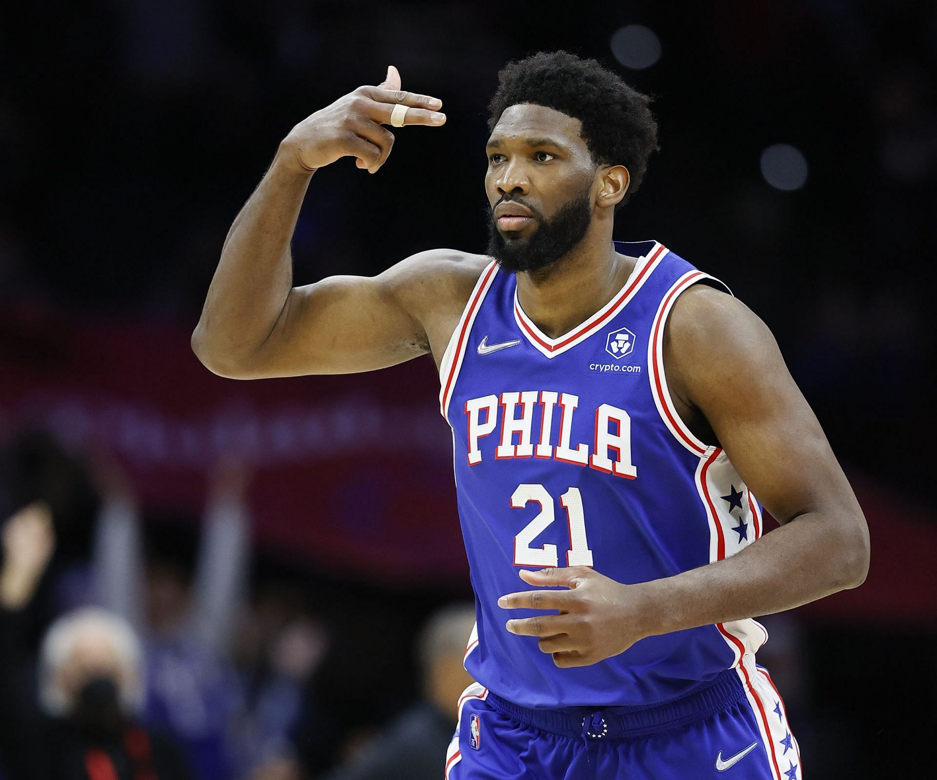 Why was Joel Embiid listed questionable today vs. Trail Blazers? More