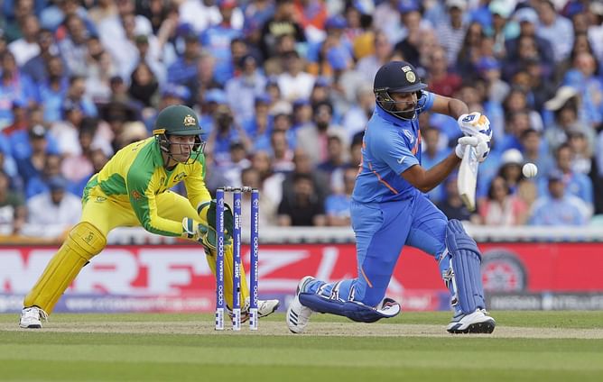 What is Rohit Sharma’s record against Australia in the ODI World Cup?