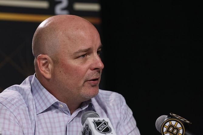 Bruins HC Jim Montgomery shares a heartfelt message for victims of Lewiston, Maine shooting