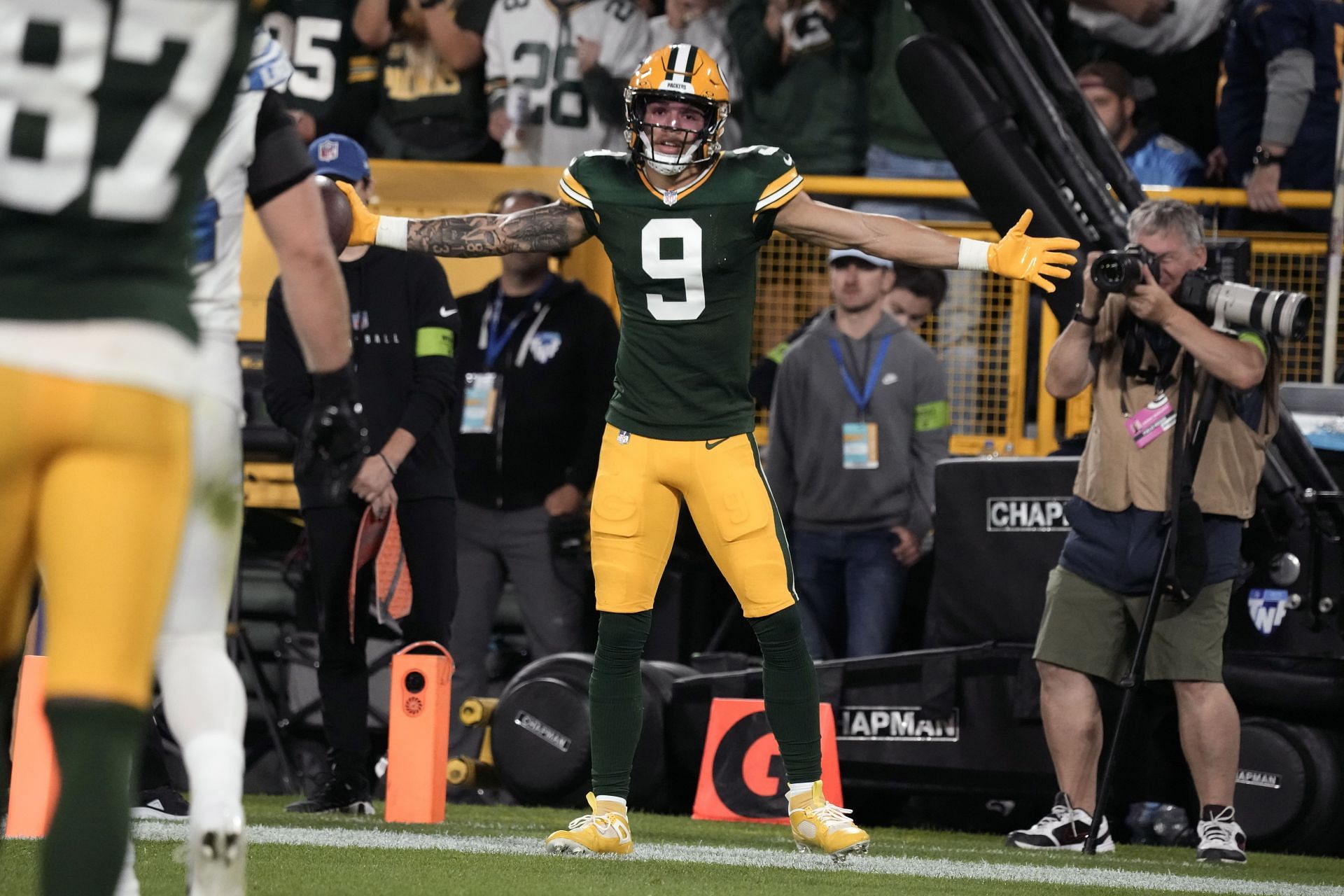 Number change! New Packers WR Christian Watson will actually wear