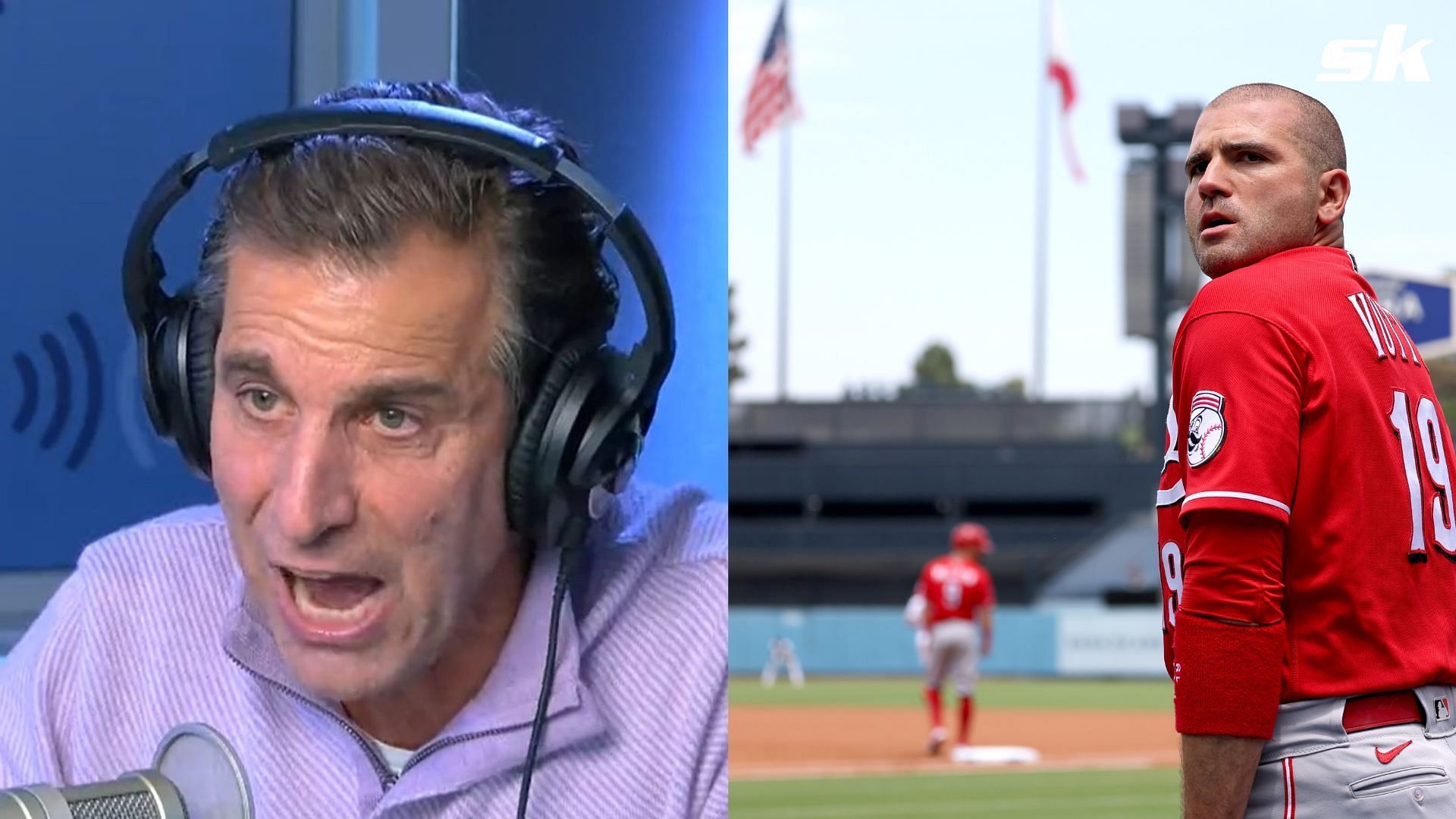Joey Votto has hit back at radio host Chris Russo