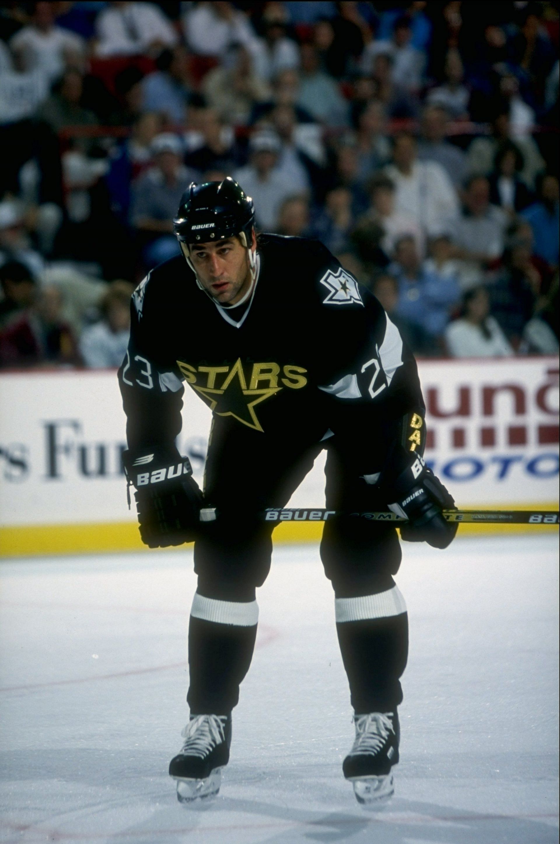 Greg Adams #23 during his stint with the Dallas Stars