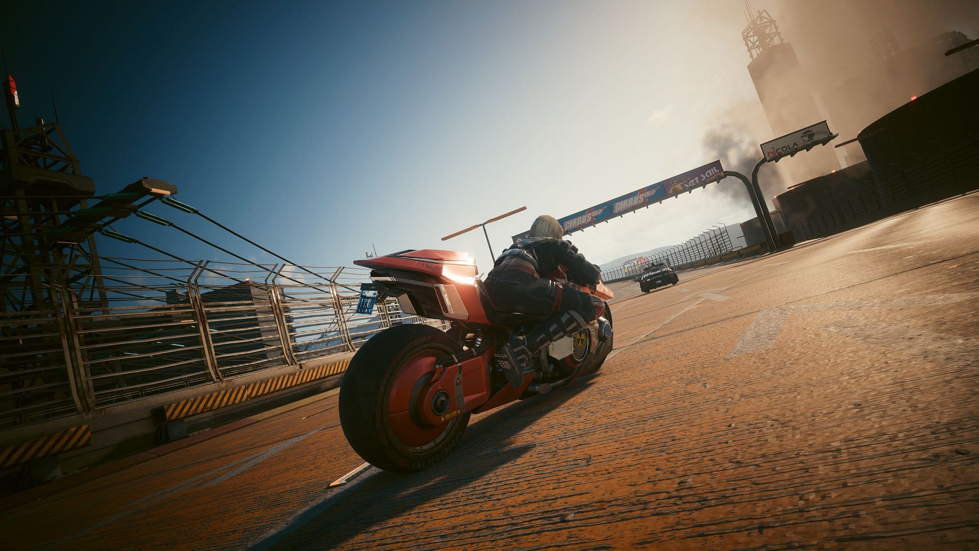 The Yaiba Kusanagi CT3X Motorcycle (image by CDPR)