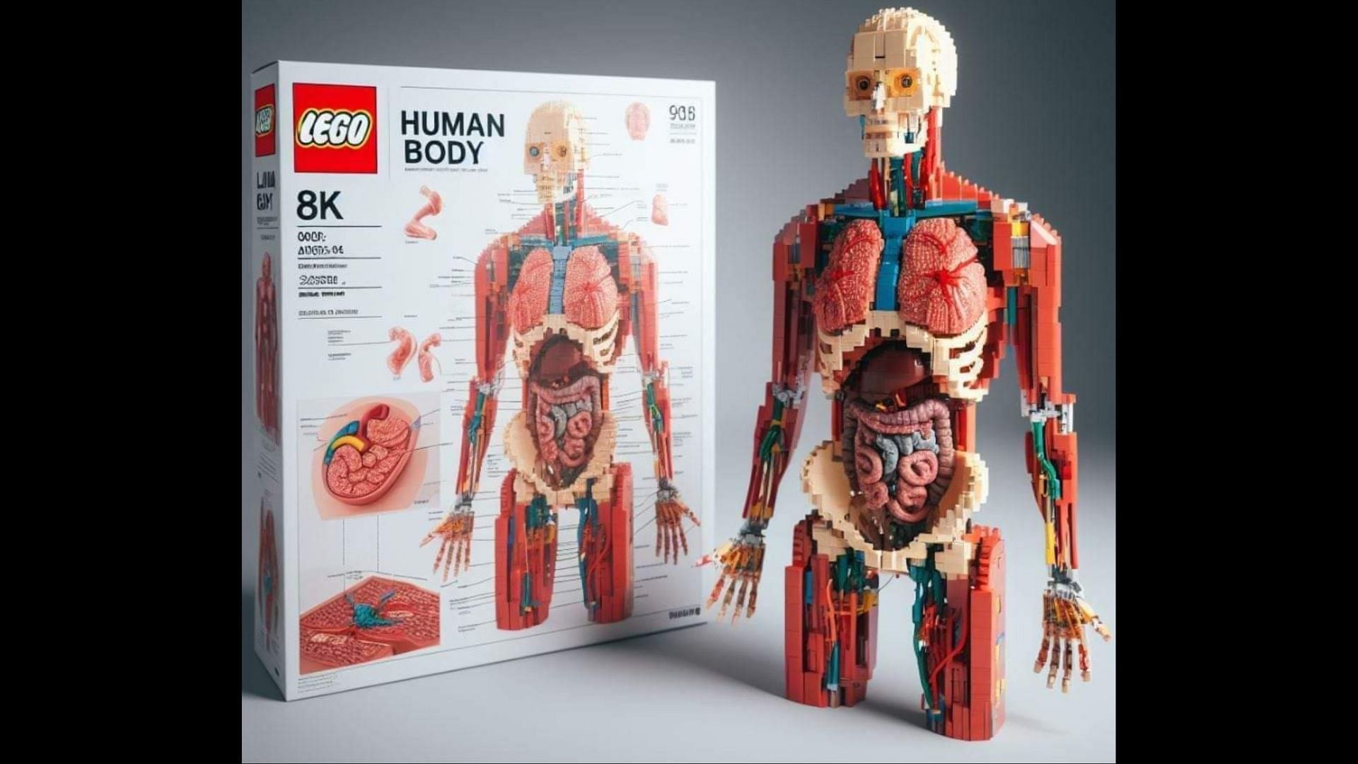 Is the Human Anatomy Lego set 8K real? Viral picture sparks frenzy online