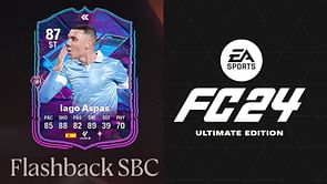 EA FC 24 Flashback Iago Aspas SBC: How to complete, expected costs, and more