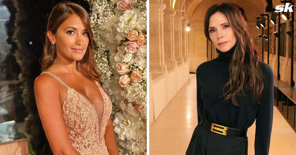 Antonela Roccuzzo and Victoria Beckham (via Getty Images)