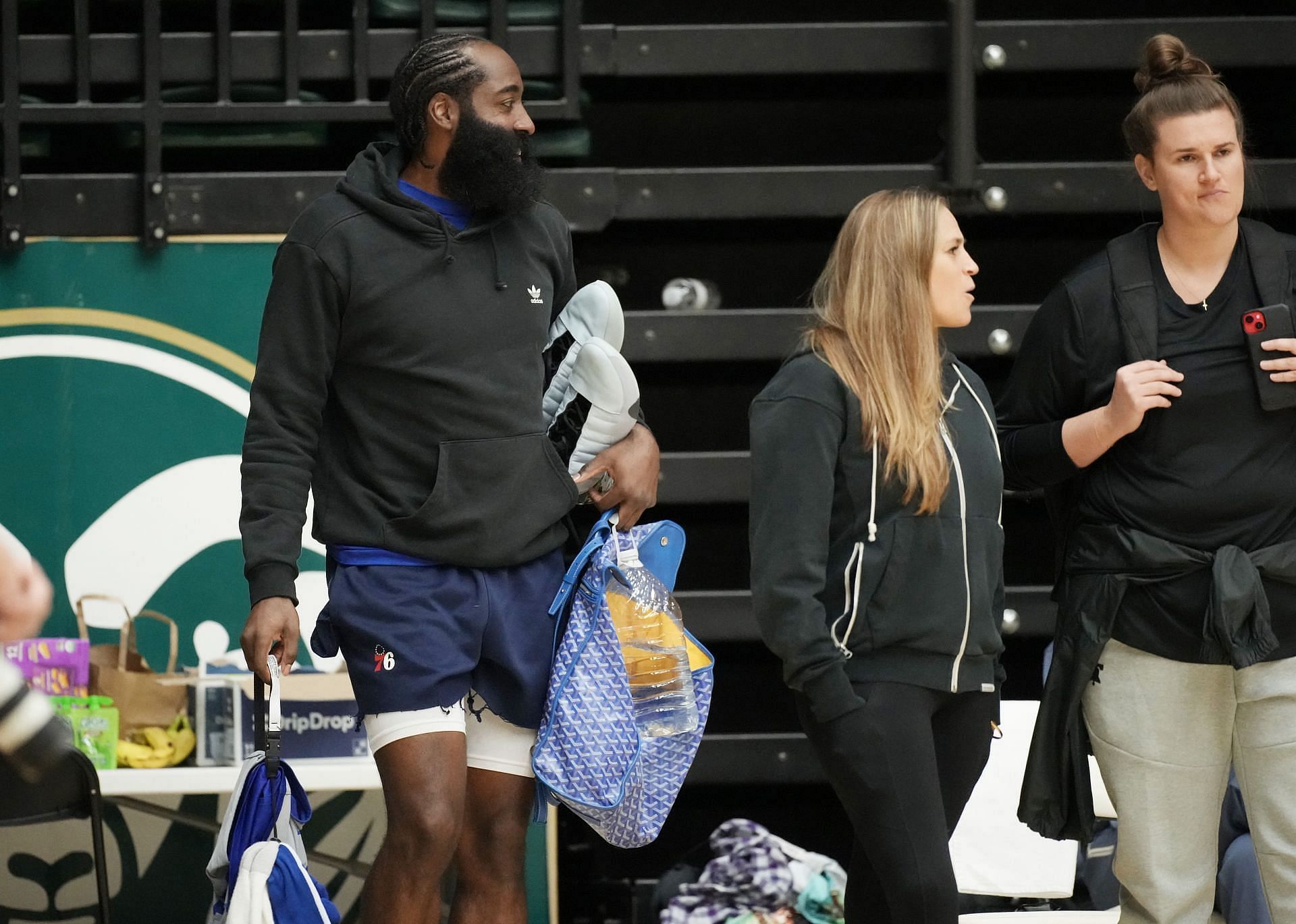 Why was James Harden a no-show at Sixers practice?