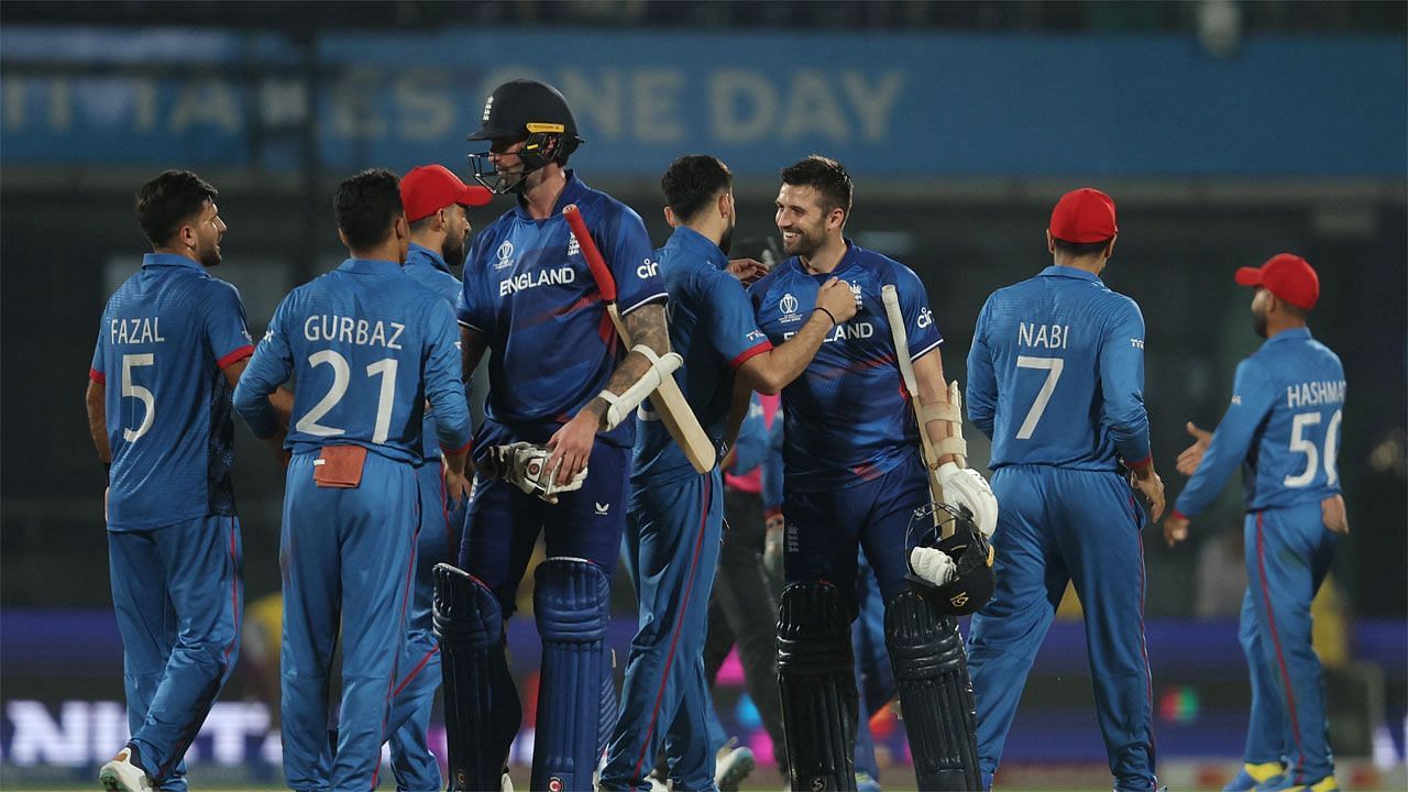 Afghanistan defeated England for the first time in any format. (Credits: Twitter)