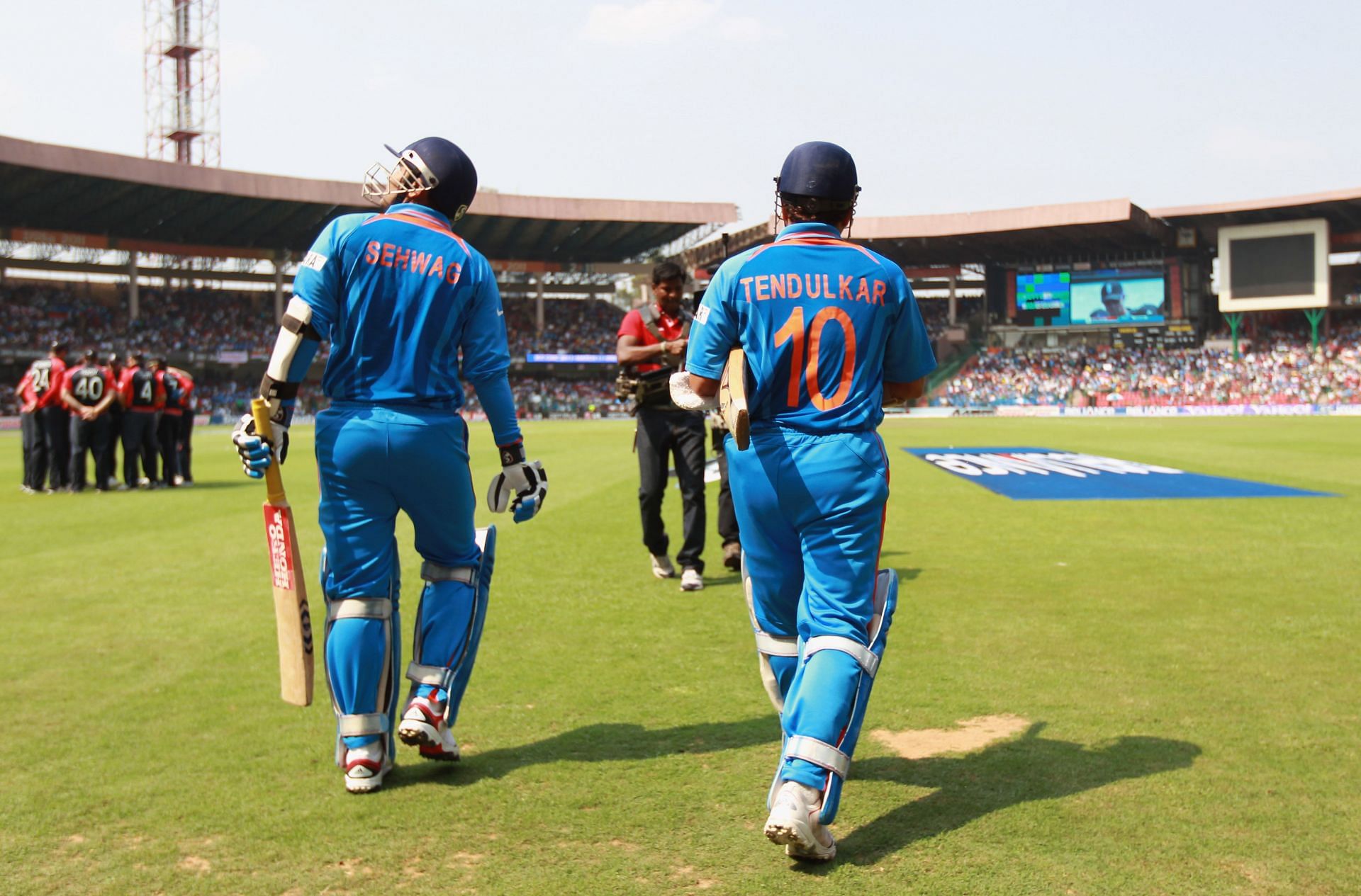 Sehwag and Tendulkar - an iconic duo (File image; Getty).