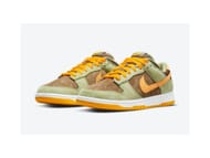 Nike Dunk Low 'Dusty Olive' Sneakers (Image via Sole Retriever)