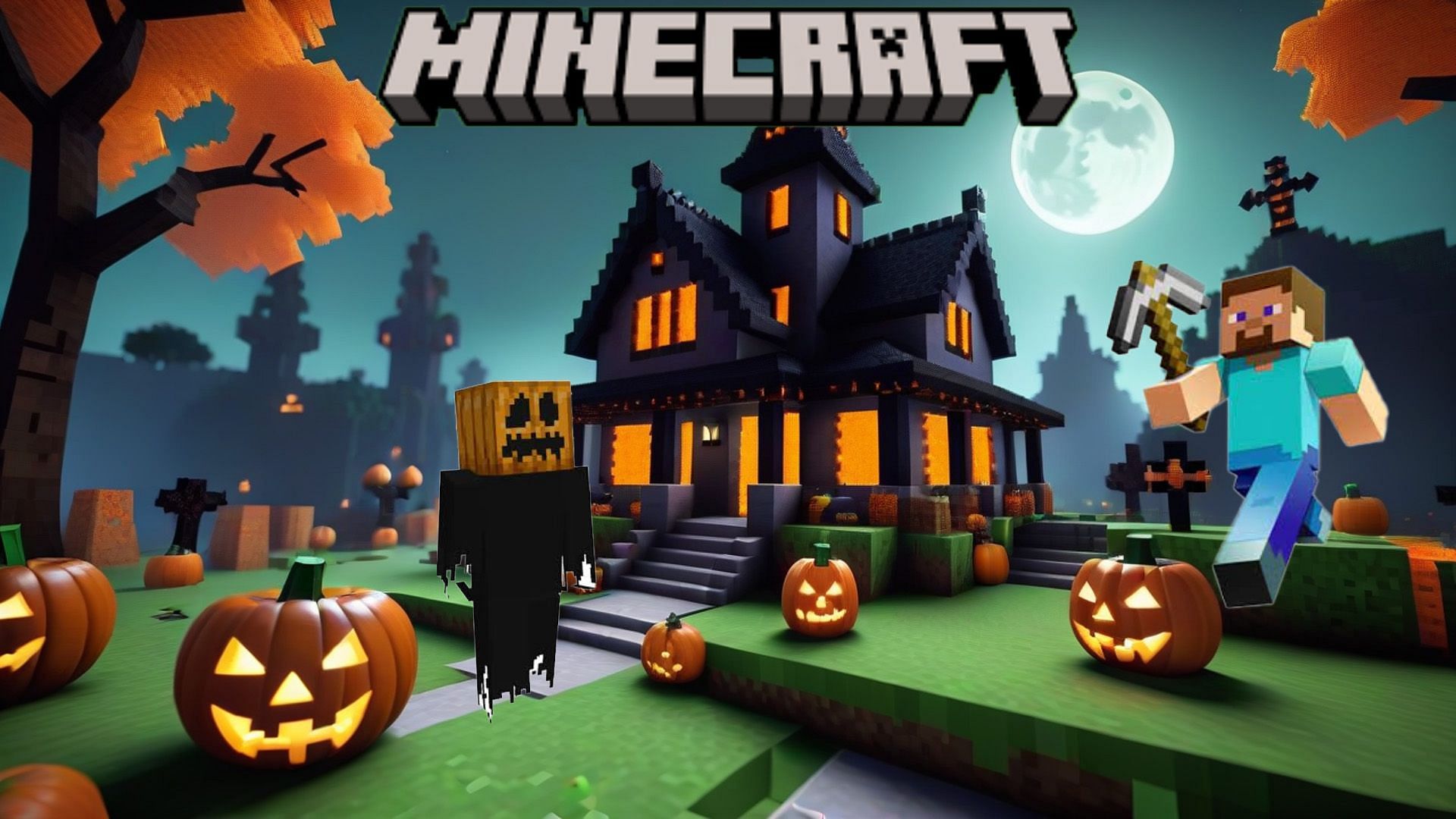 Experience Halloween in Minecraft like never before (Image via Mojang) 