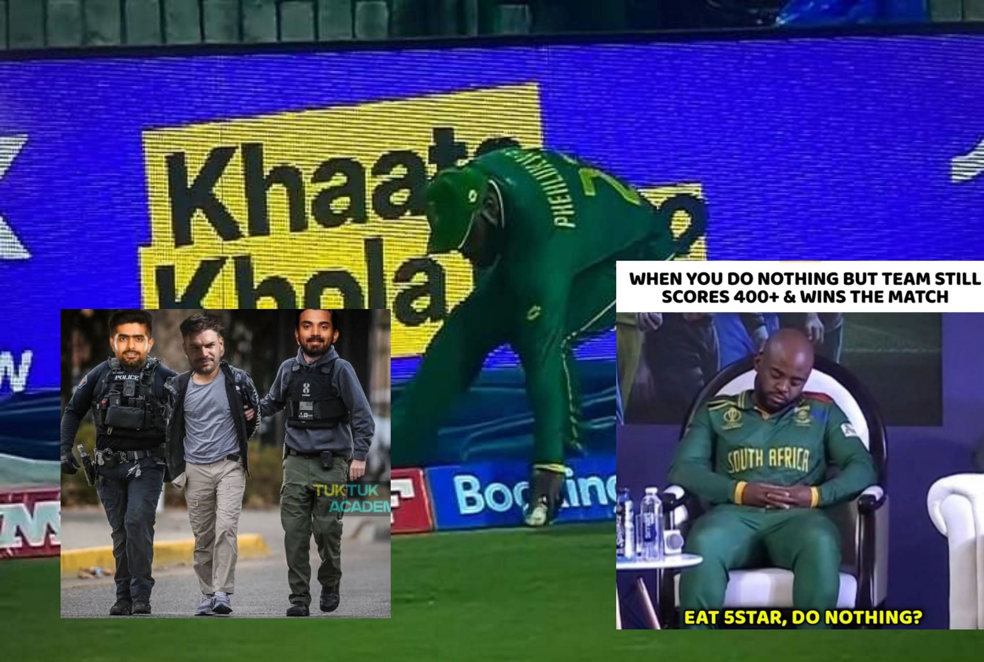 Fans react after South Africa