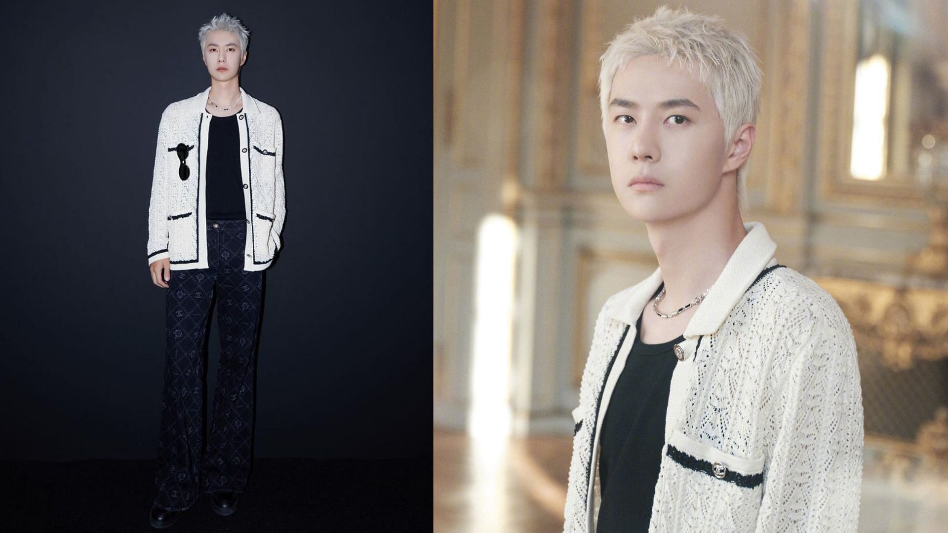 Wang Yibo's look for the Chanel SpringSummer 2024 show wins the