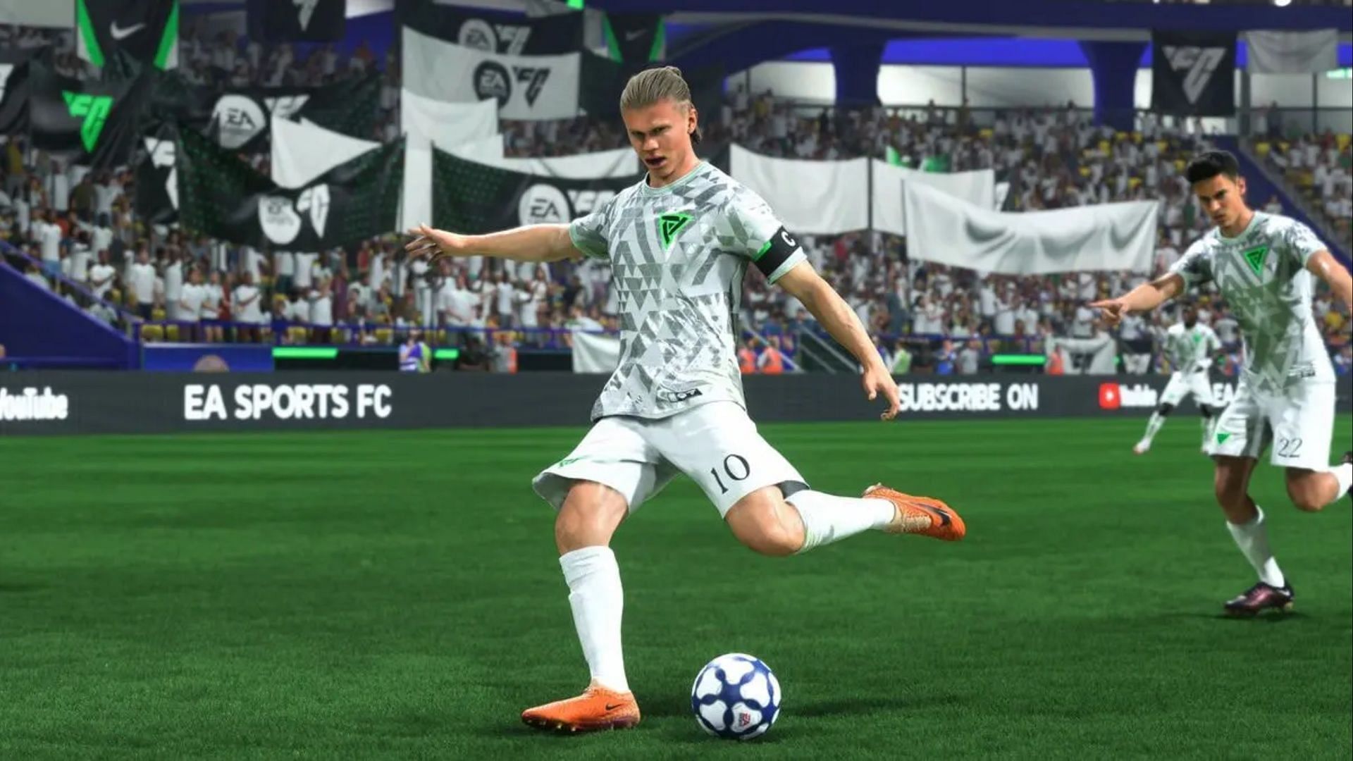 The flair pass can open up new areas in attack in EA FC 24 (Image via EA Sports)