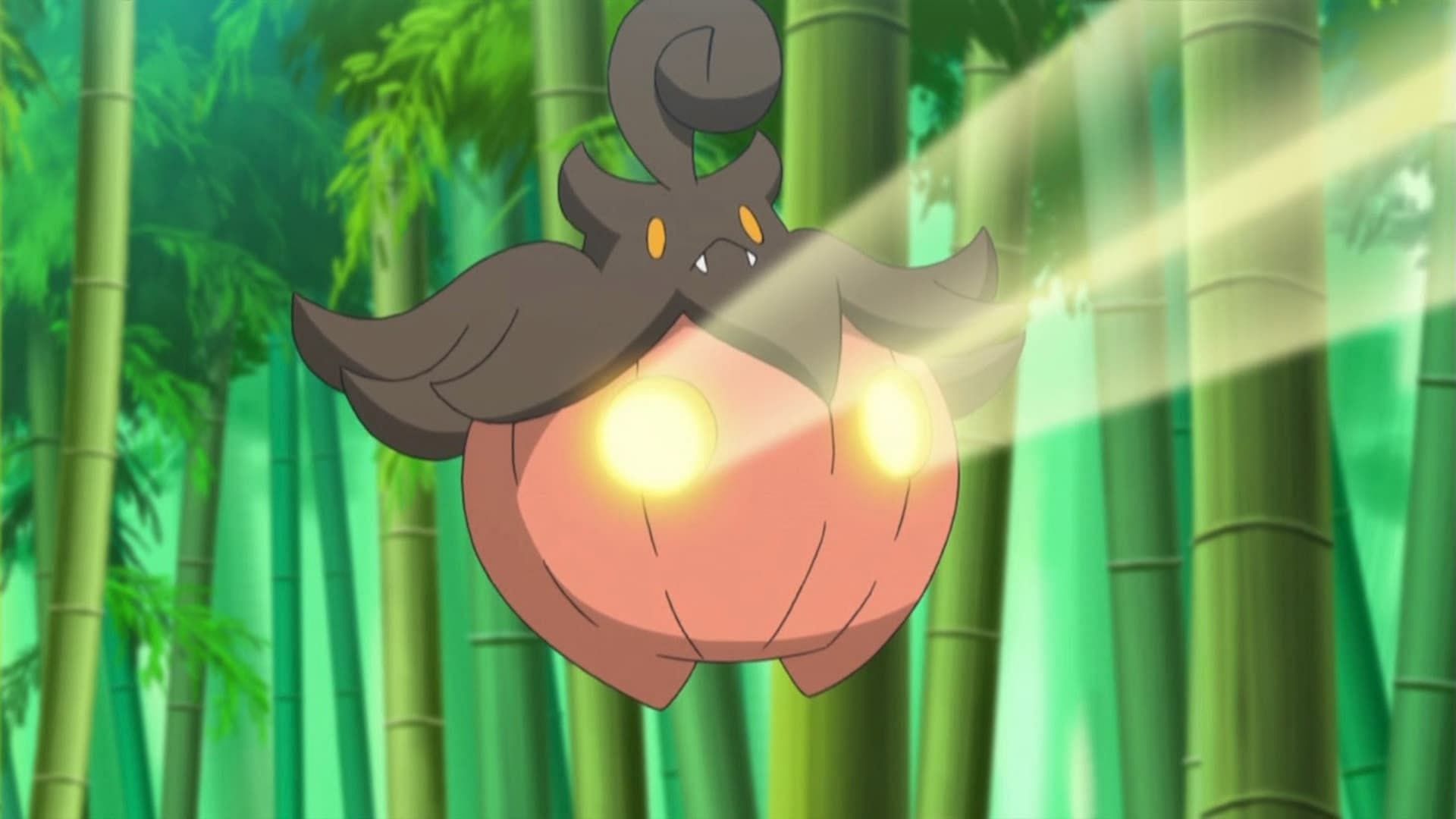 Pumpkaboo in the anime (Image via The Pokemon Company)