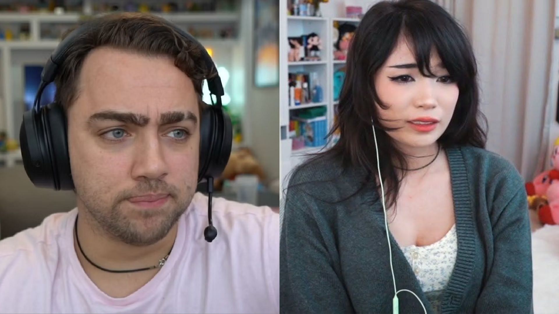 Mizkif and Emiru had a comical moment on stream.