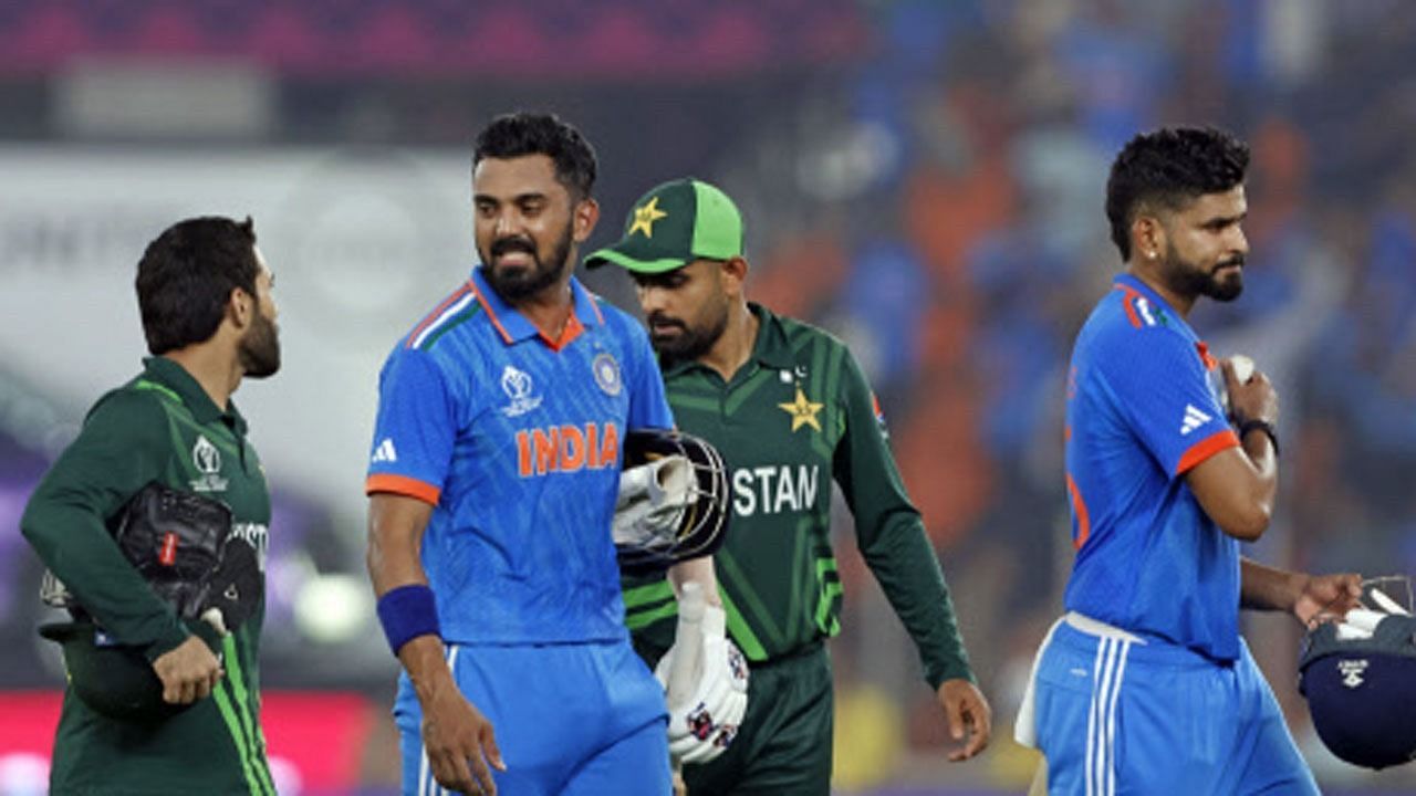India vs Pakistan. (Image Credits: Twitter)