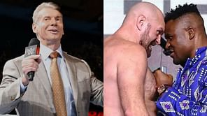 Vince McMahon spotted in a new look at Tyson Fury vs Francis Ngannou