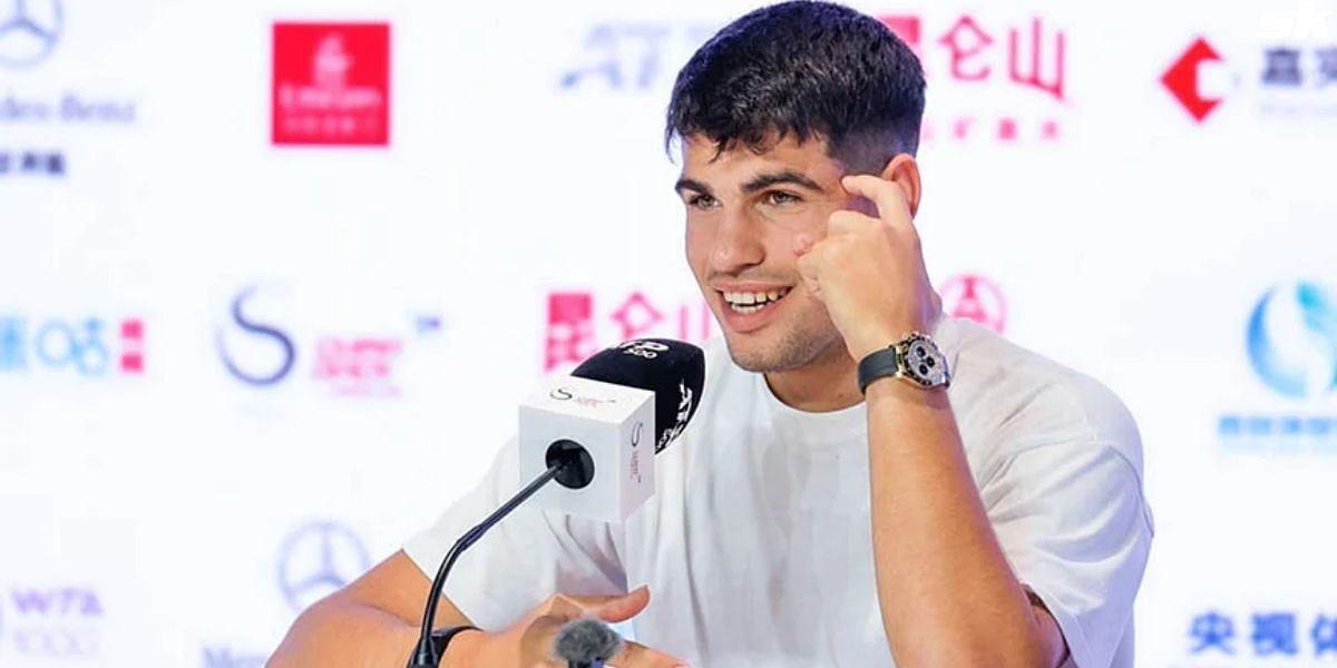 Carlos Alcaraz is the top seed at the 2023 Shanghai Rolex Masters 