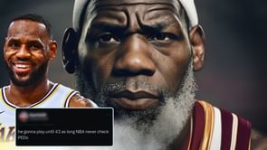 "As long NBA never check PEDs" - NBA fans leave no stone unturned to roast LeBron James as he enters year 21