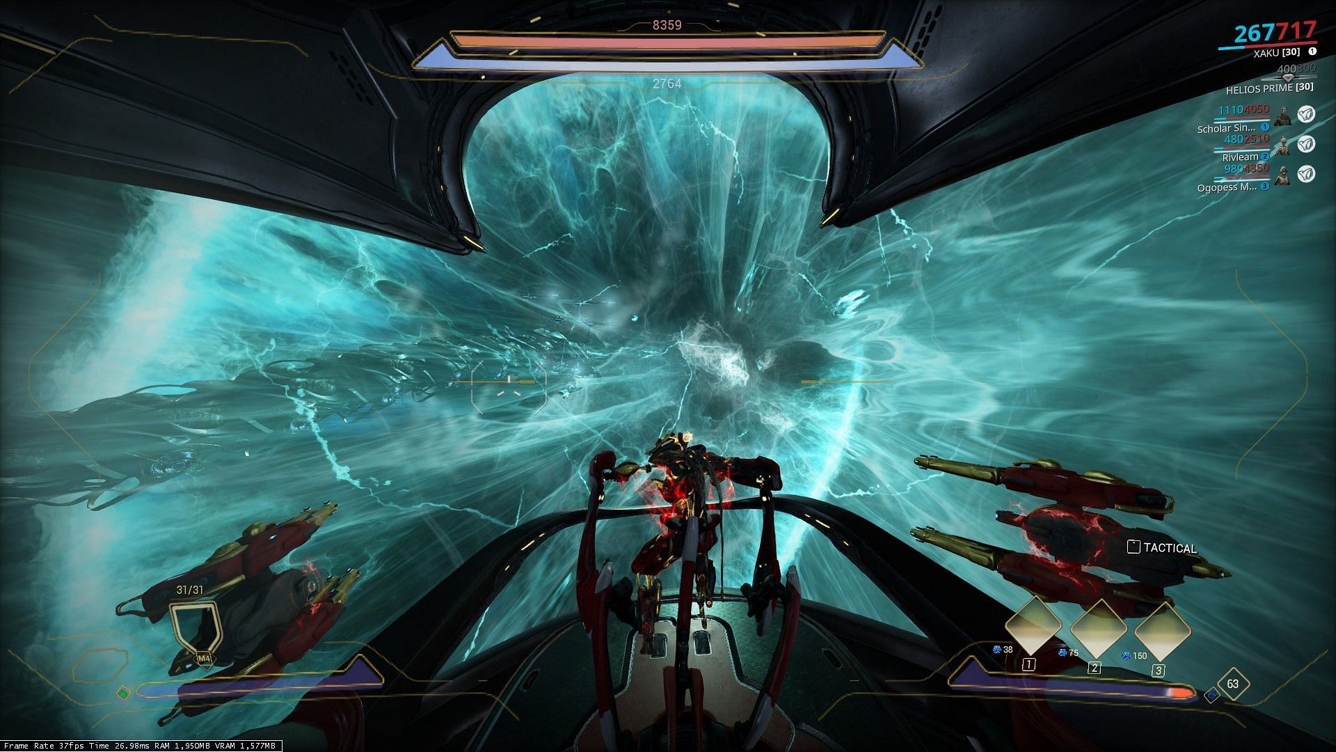 Void Storms are the only direct source of Epitaph components (Image via Digital Extremes)