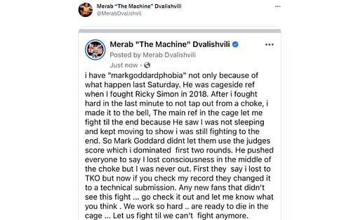 Tweet regarding Marc Goddard