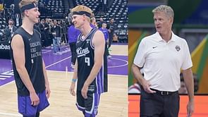 "Didn't know Steve Kerr was such a fan": NBA fans go crazy as Kevin Huerter's Halloween doppelganger oddly resembles Warriors coach