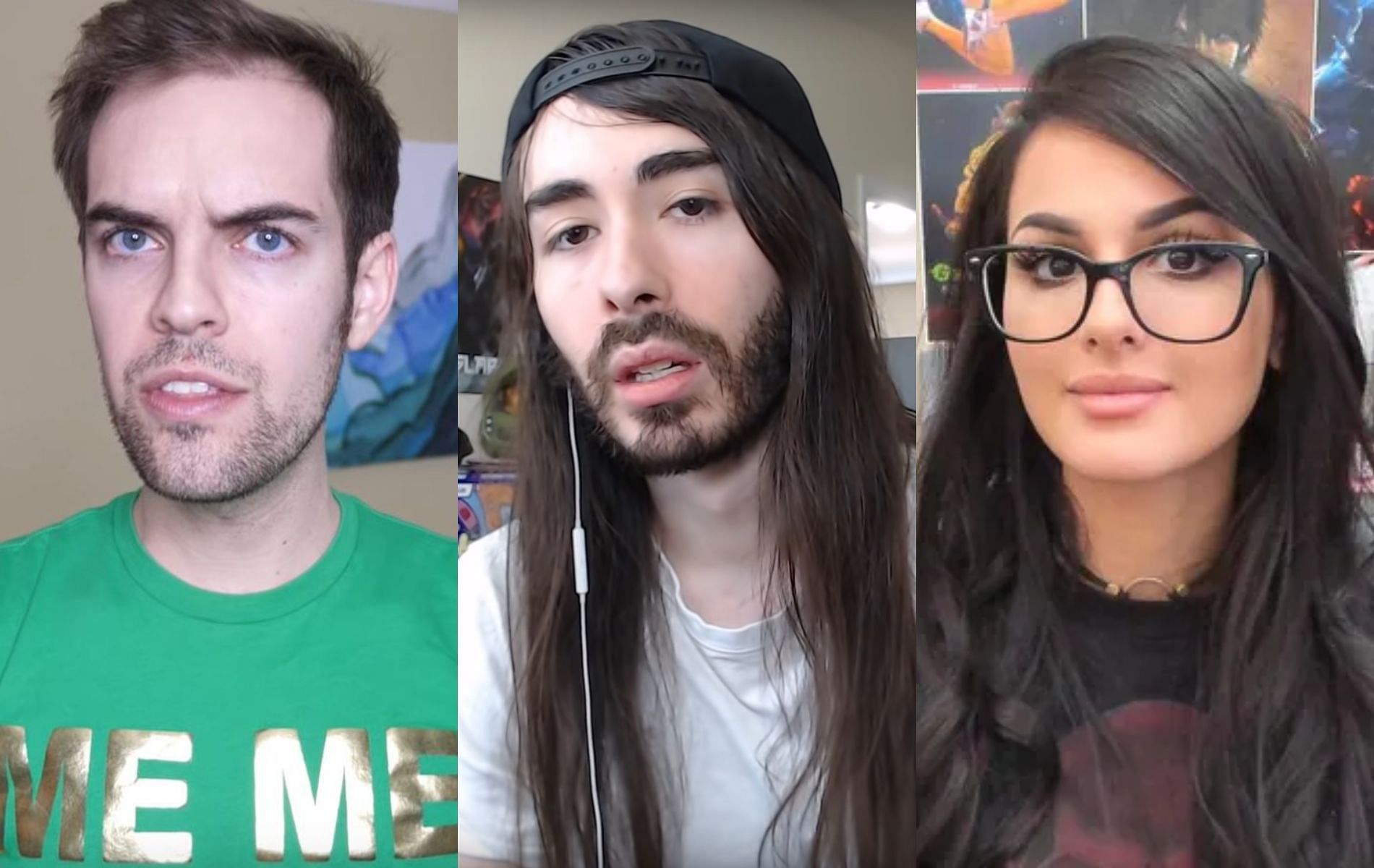 MoistCriTiKaL calls out SSSniperWolf for doxxing Jacksfilms (Image via Sportskeeda)