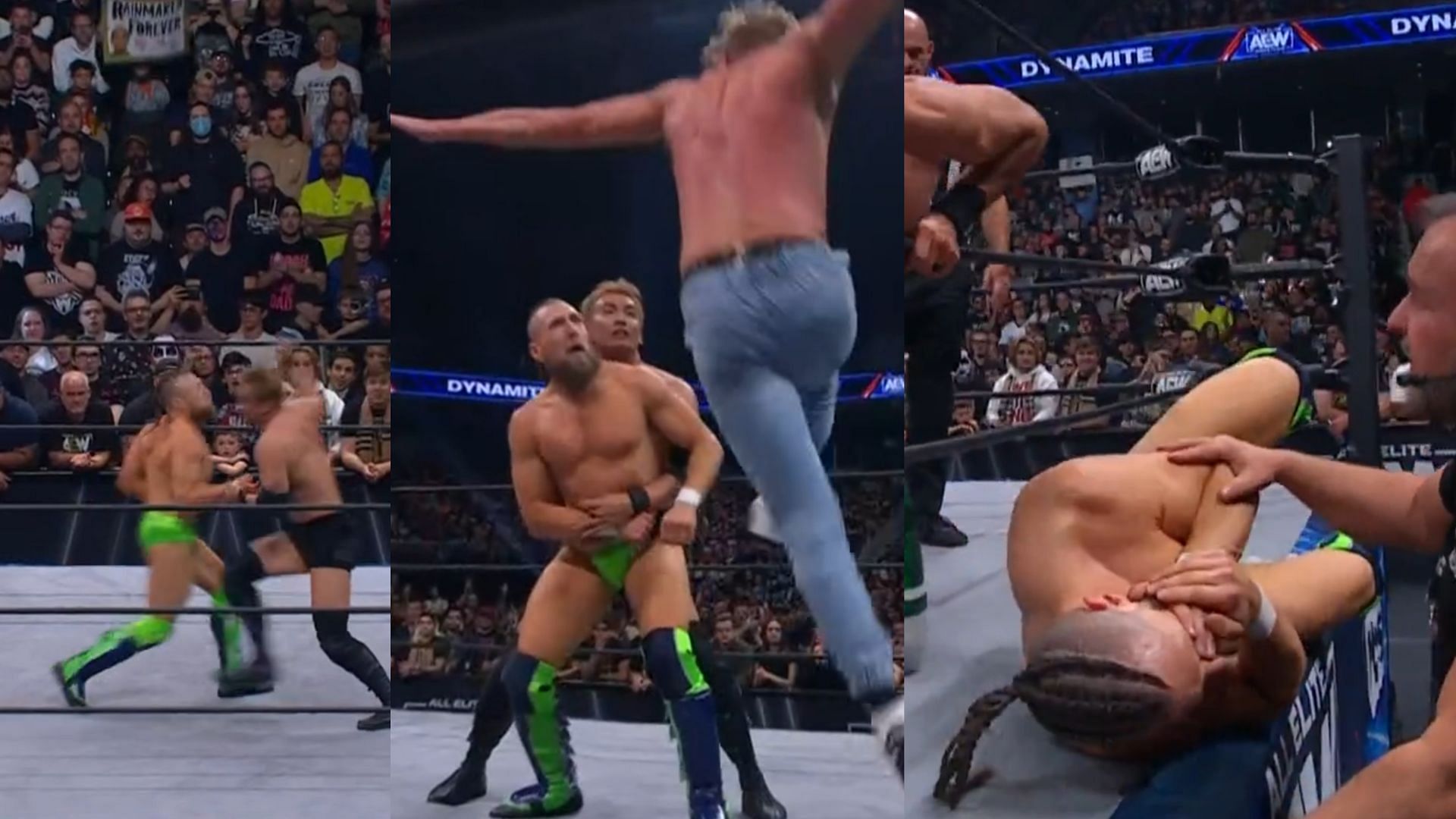 Bryan Danielson suffered an injury during the main event of AEW Dynamite