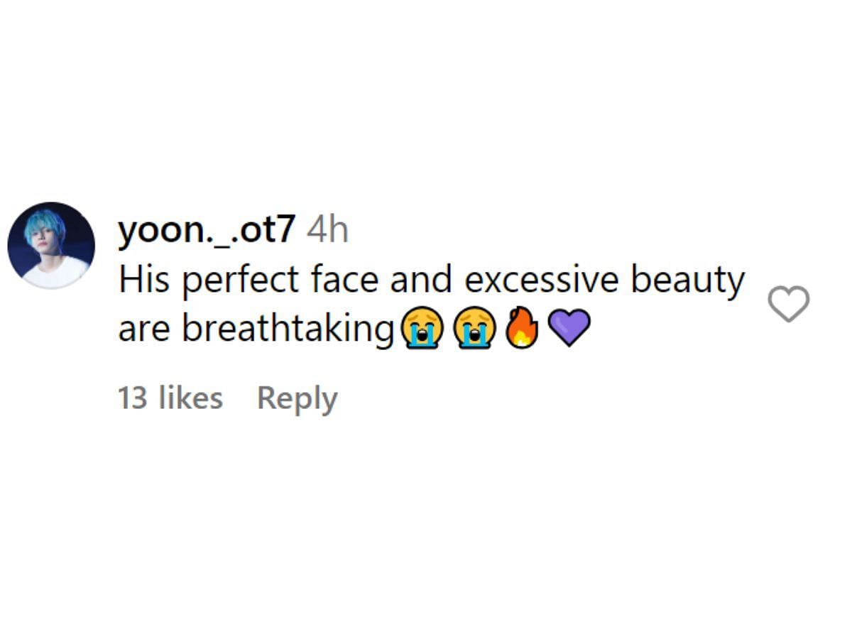 Fan praises BTS&rsquo; Jimin&#039;s look for GQ Korea (Image via gq_korea/Instagram)