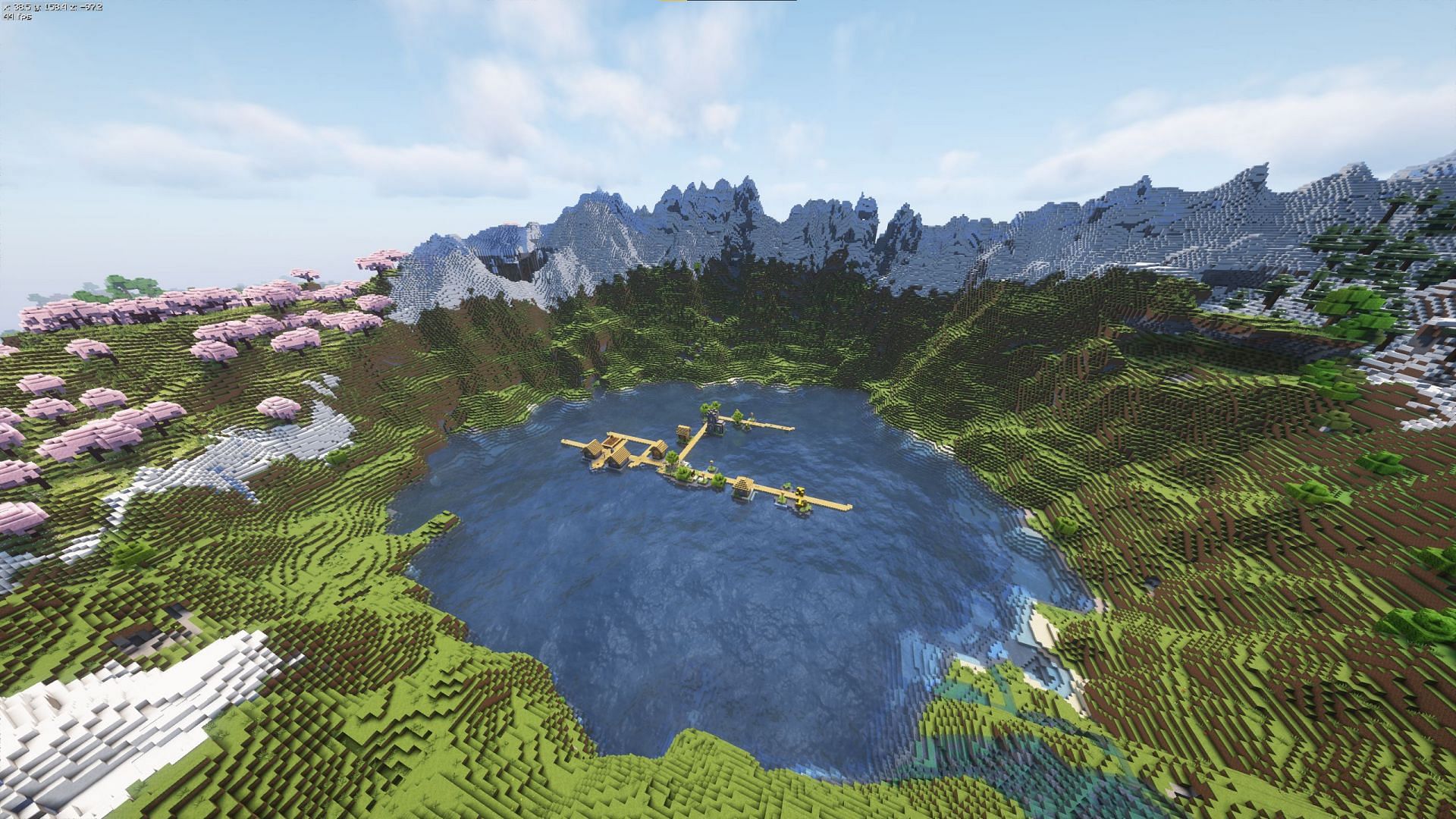 A floating village (Image via Reddit user stofix_)