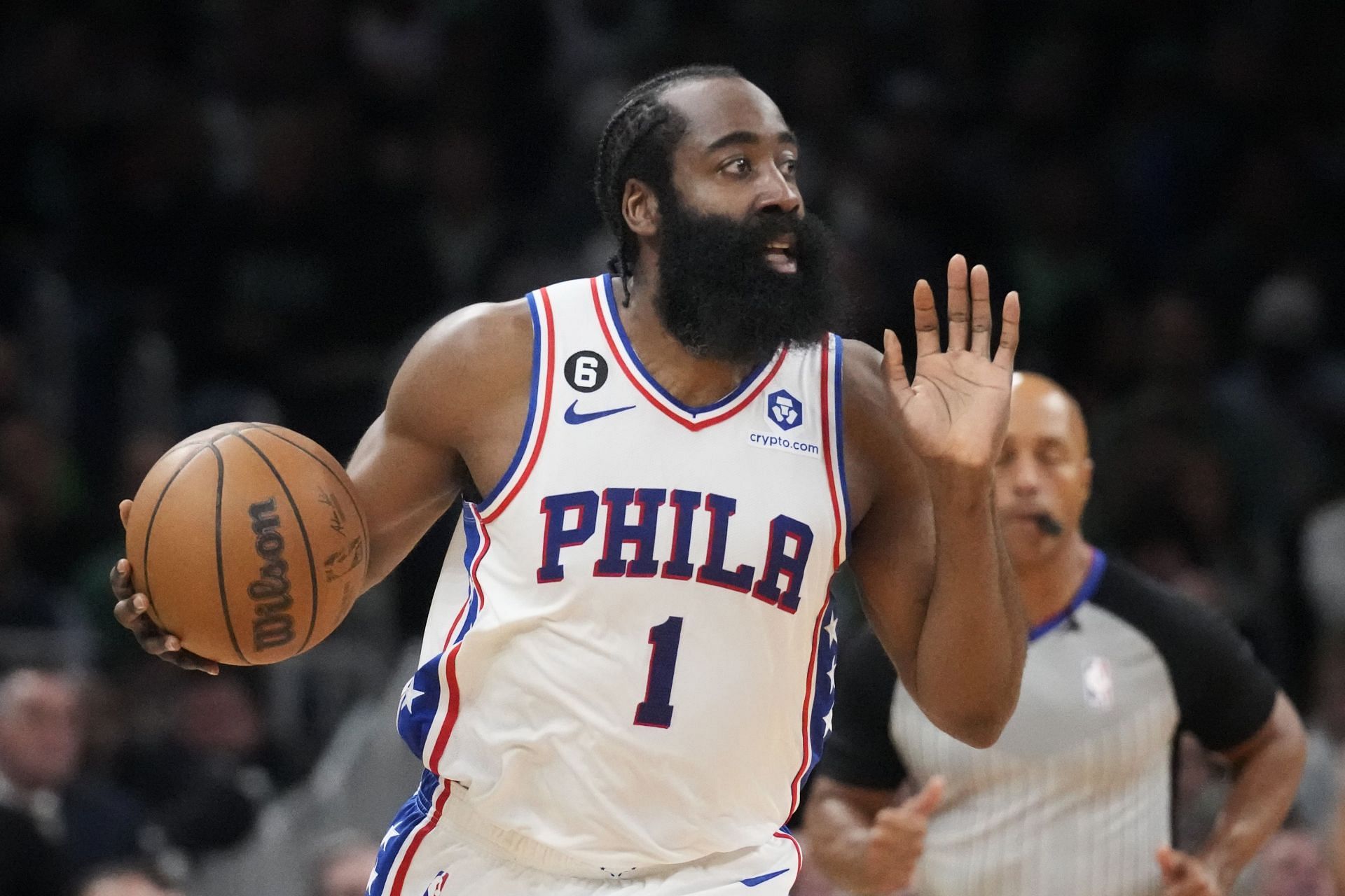 Philadelphia 76ers star guard James Harden
