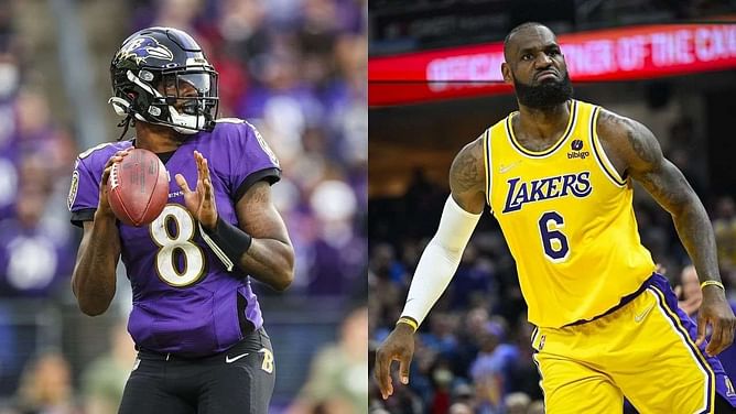 "Certified knower of ball" - LeBron James lauding Lamar Jackson after touchdown against Lions has fans hyped
