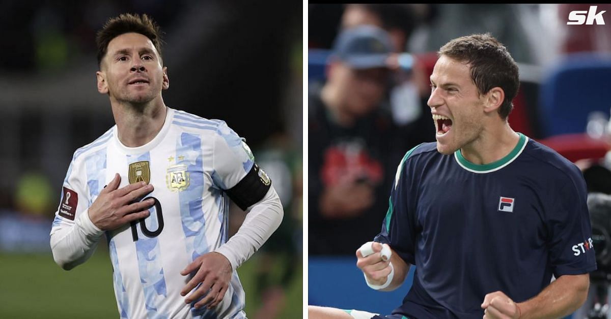 Lionel Messi and Diego Schwartzman
