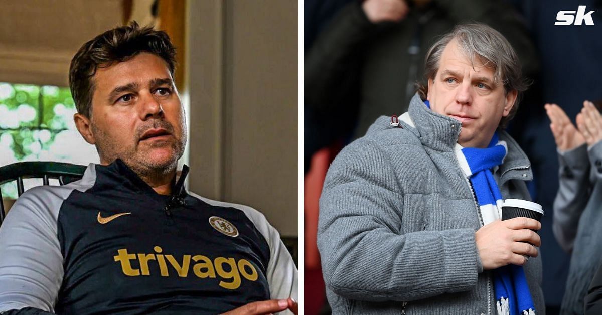 Chelsea owner Todd Boehly and manager Mauricio Pochettino