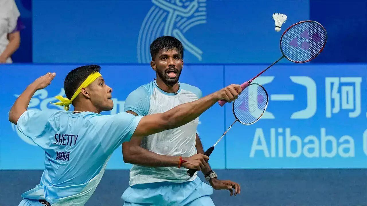 Satwiksairaj Rankireddy and Chirag Shetty advanced to the finals of the Asian Games 