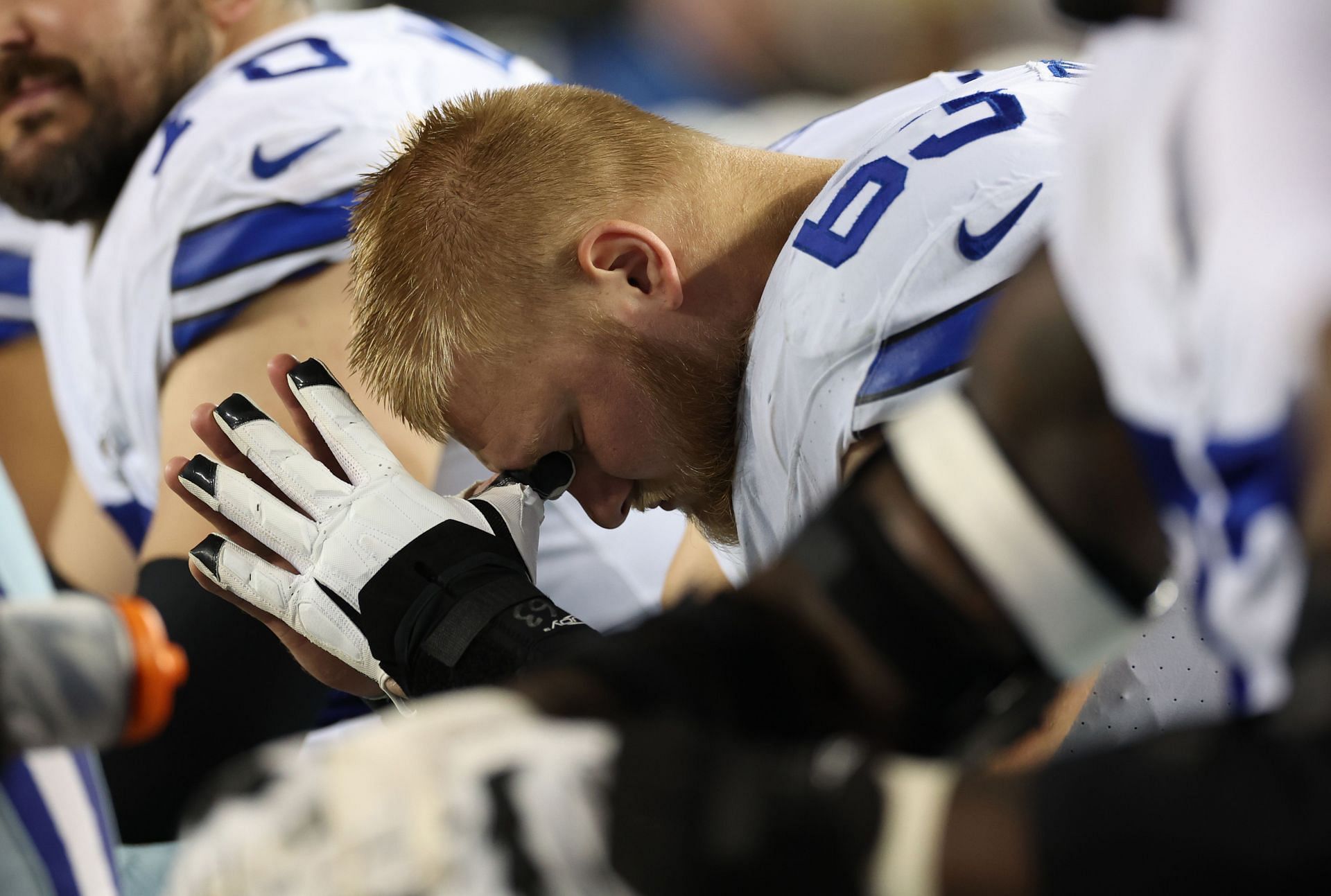 Tyler Biadasz during Dallas Cowboys v San Francisco 49ers