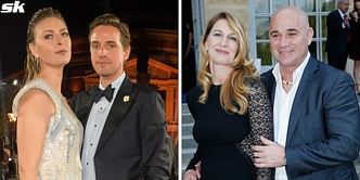 Maria Sharapova and fiance Alexander Gilkes join Andre Agassi and Steffi Graf at U2’s spectacular show at Sphere opening night in Las Vegas