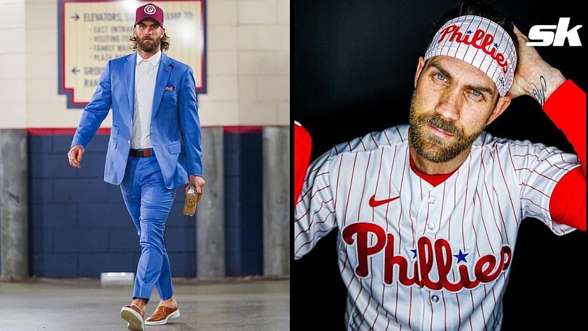 Bryce Harper's Philly skyline suit ignites fan frenzy pre-Phillies vs.  Braves game: Has more swag than anyone on the planet