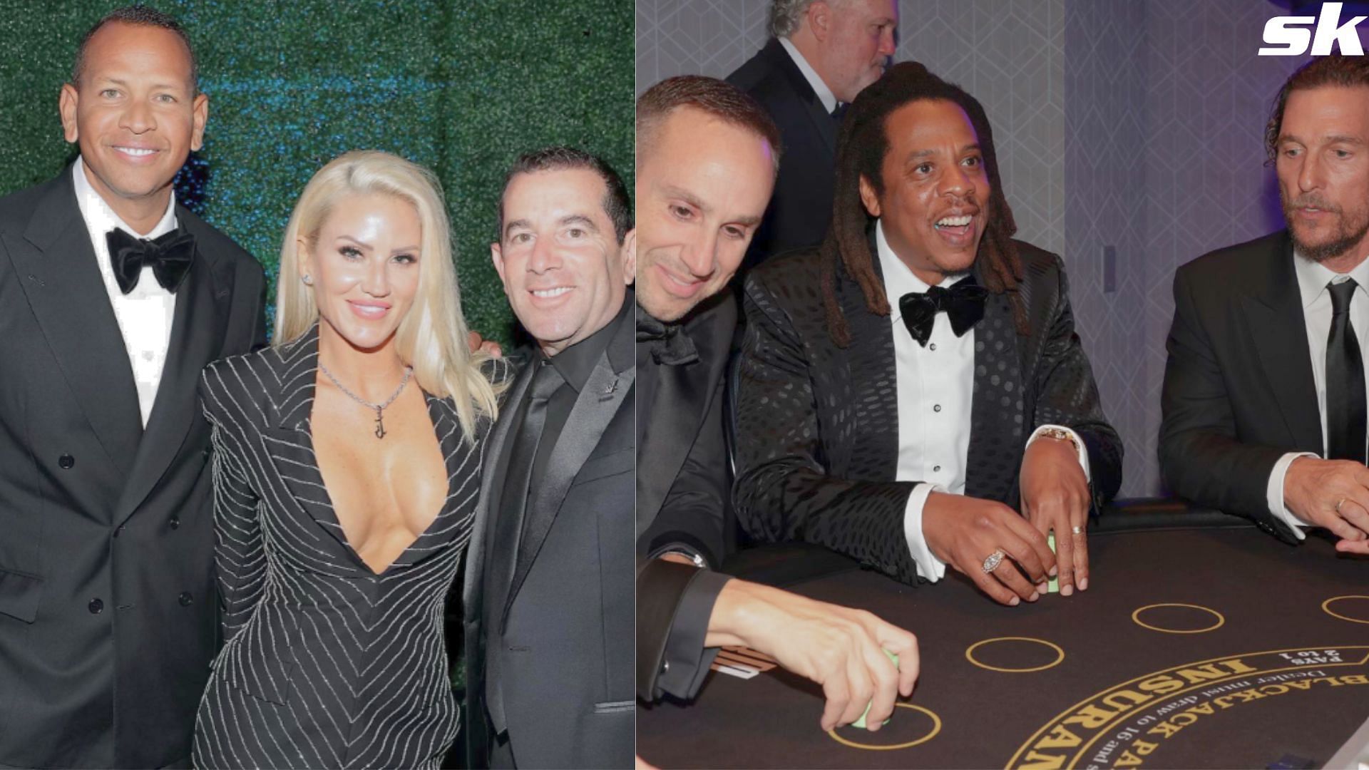 Reform Casino Night hosted by Michael Rubin, Jay Z, and Meek Mill - Source, @arod Instagram &amp; Michael Rubin, X. 