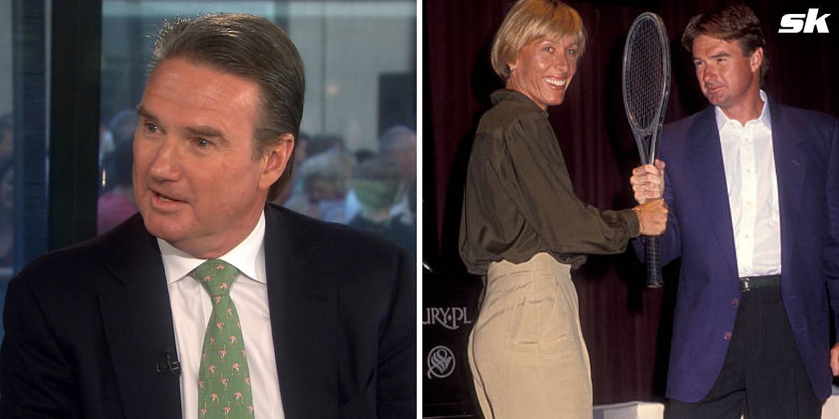 Jimmy Connors and Martina Navratilova faced one another at Las Vegas in 1992