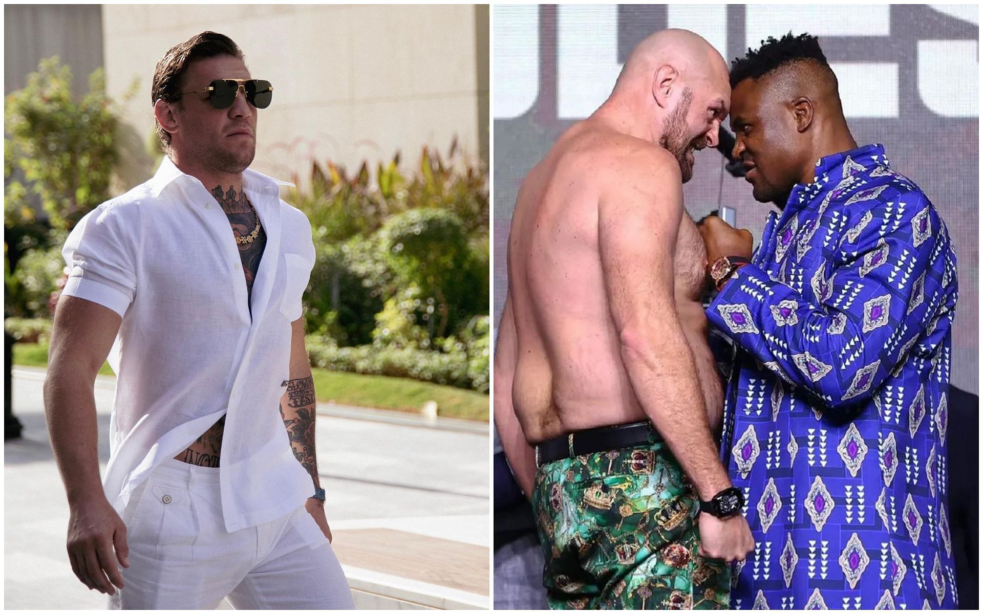 Conor McGregor and Tyson Fury vs. Francis Ngannou