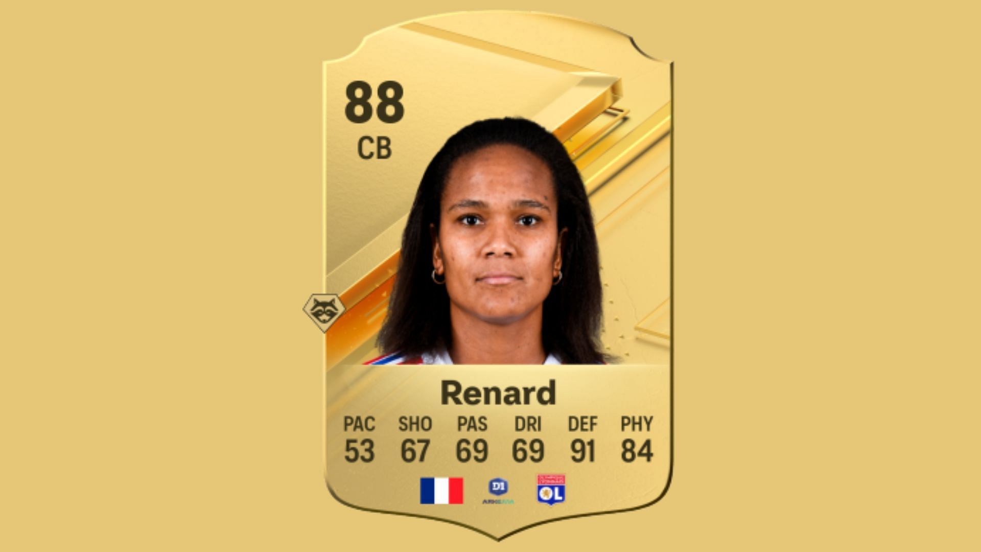 Wendie Renard&#039;s Ultimate Team card (image via EA Sports)